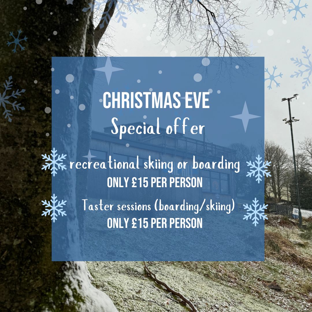 Christmas Eve special offer at The Hill, Home of Ski Rossendale